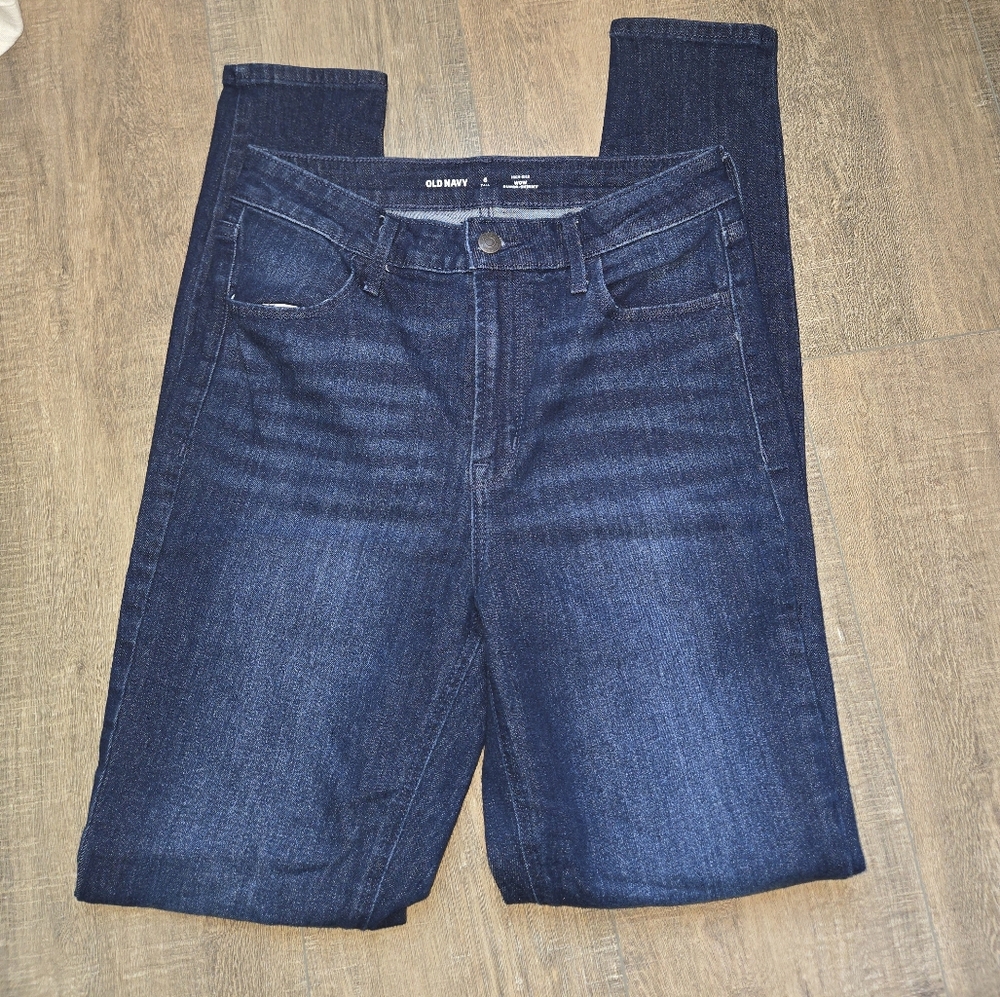 Old Navy Women's Dark Indigo Skinny Jeans